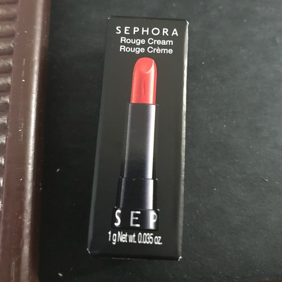 Mini Sephora Rouge Cream Lipstick in Red - Picture 2 of 2